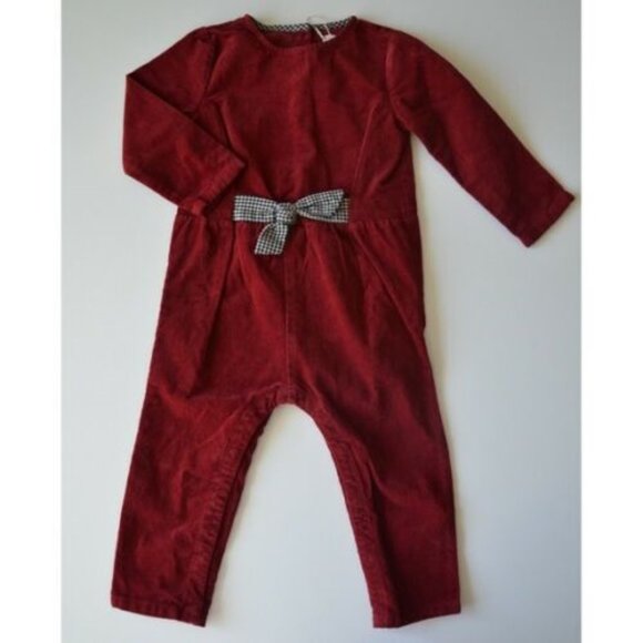 Zara One Pieces New Zara Girls Jumpsuit Coverall Corduroy Velvet